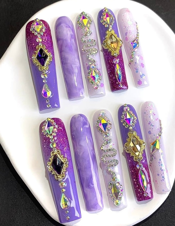 Purple Reign Press On Nails