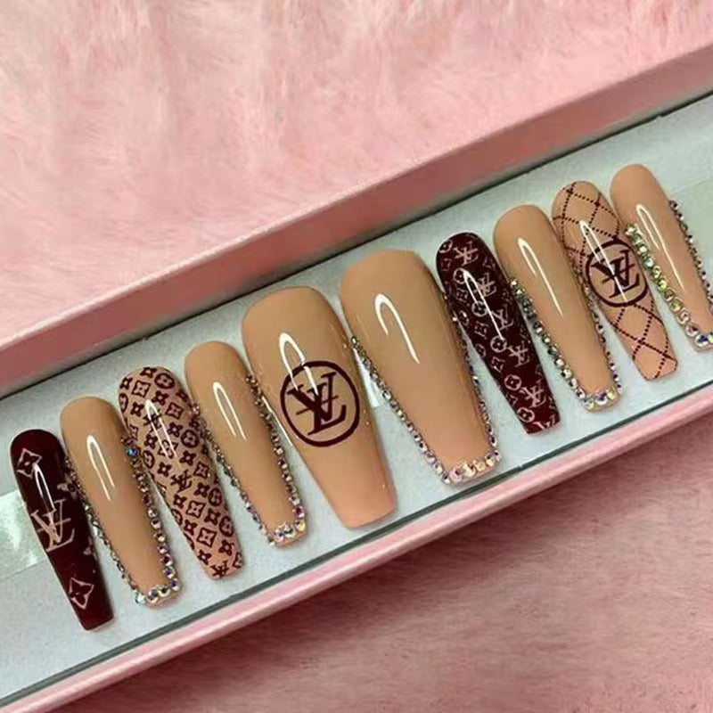 LV Luxe Press On Nails