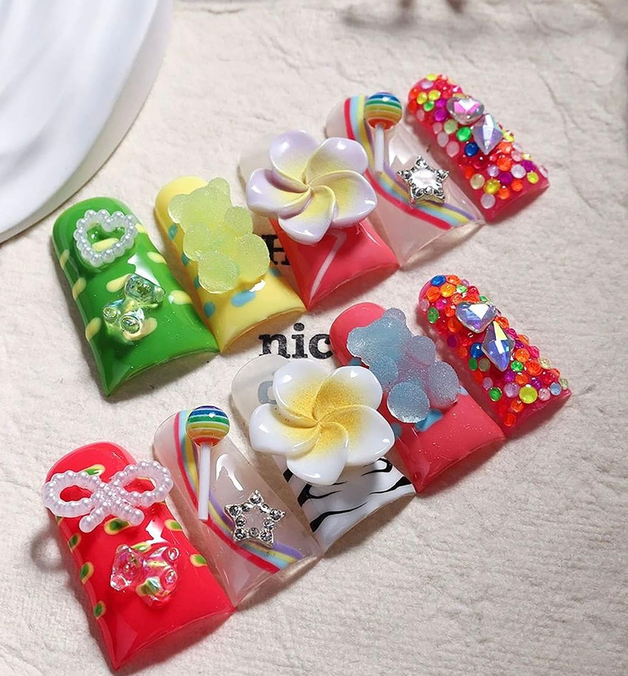 Candy Land Press On Nails