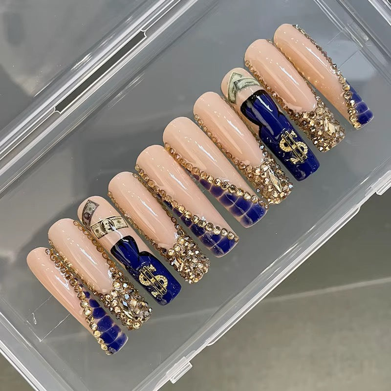 Moneybagg Press On Nails