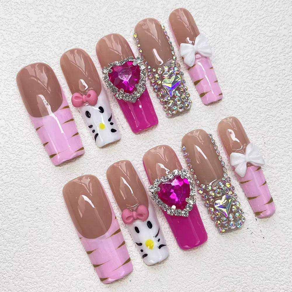Kitty Girl Press On Nails