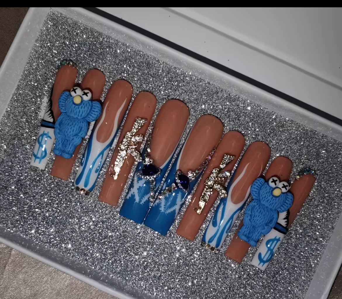Money Talks Press On Nails