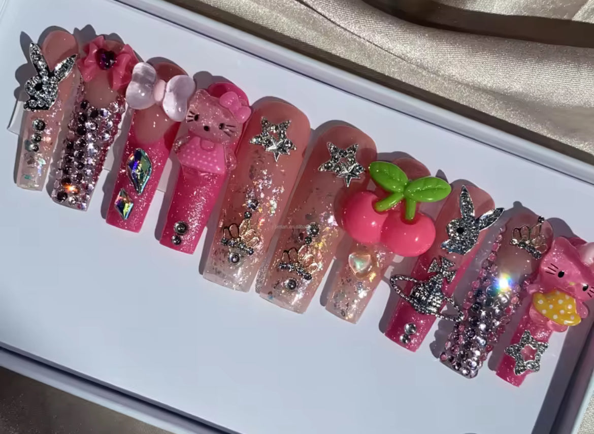 Blossom Girl Press On Nails