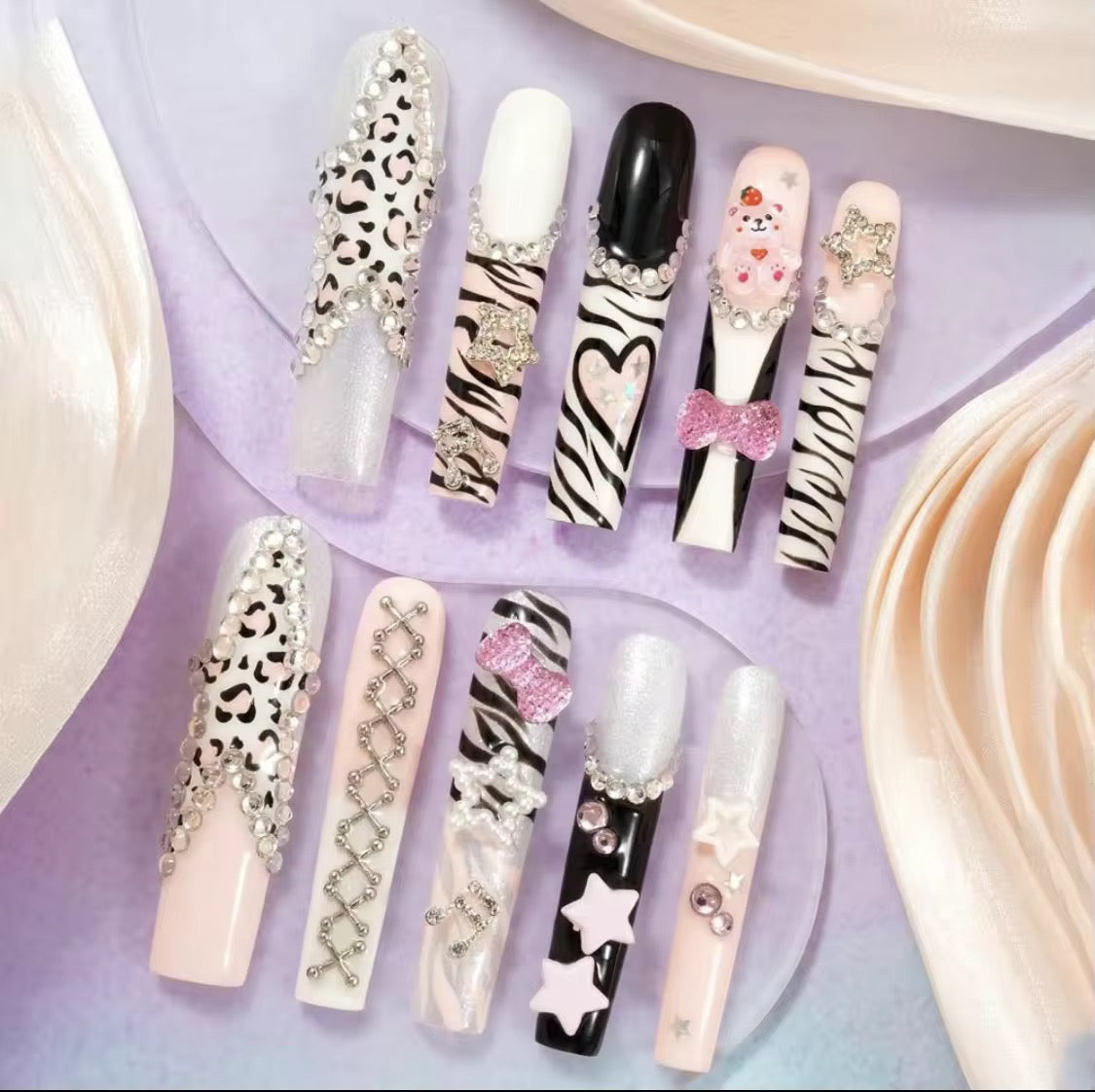 Birthday Press On Nails