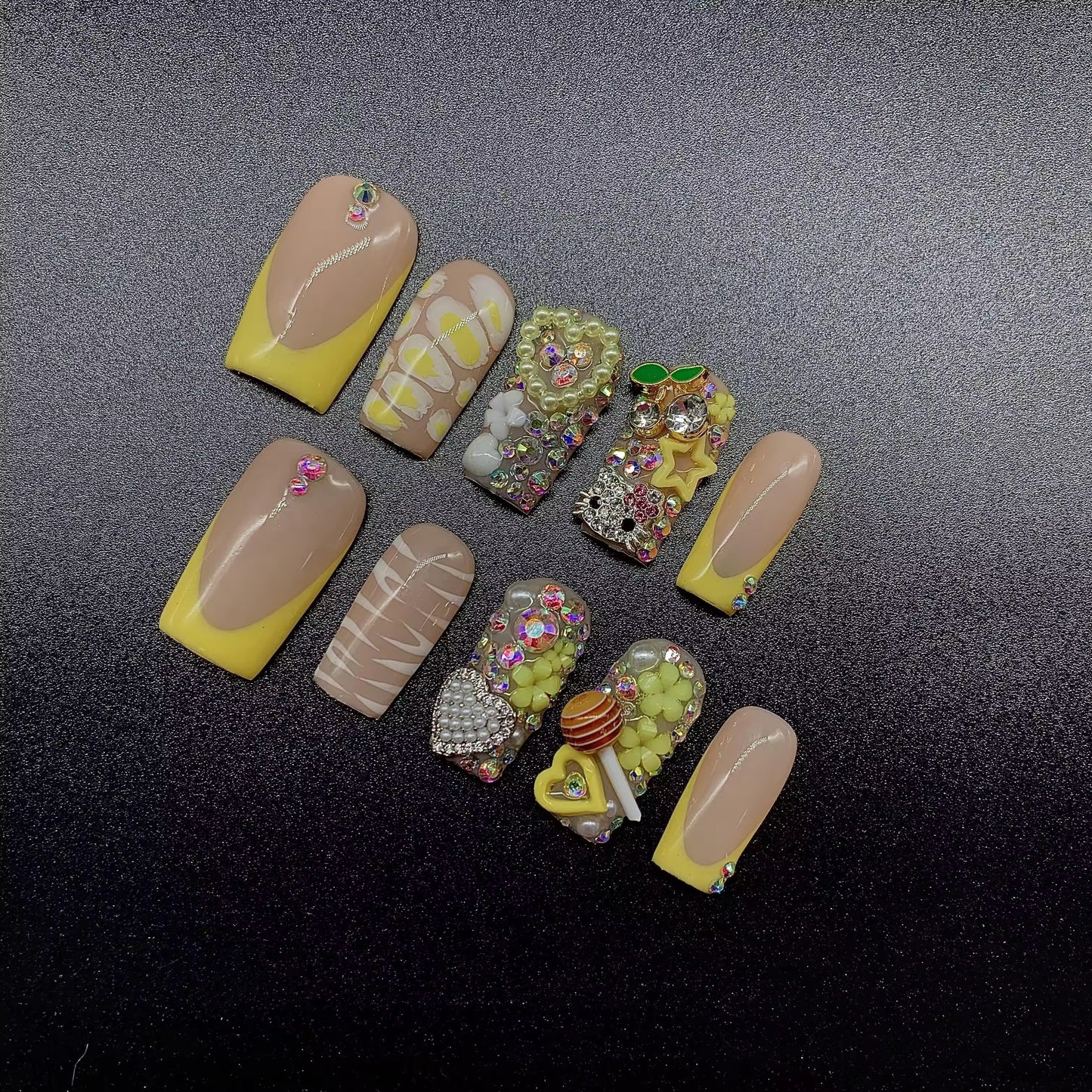 Sunny Days Press On Nails