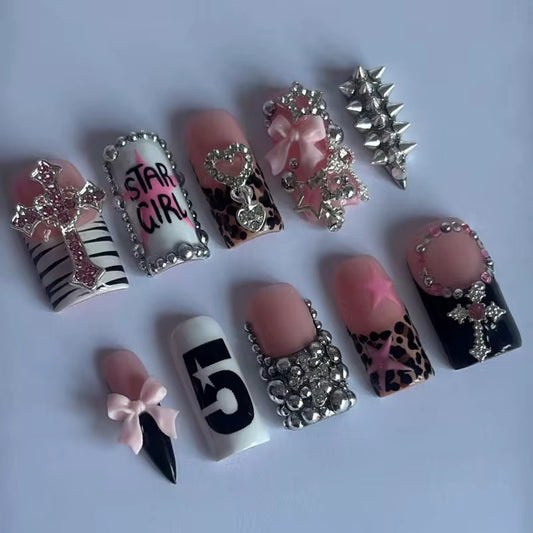 Star Power Press On Nails