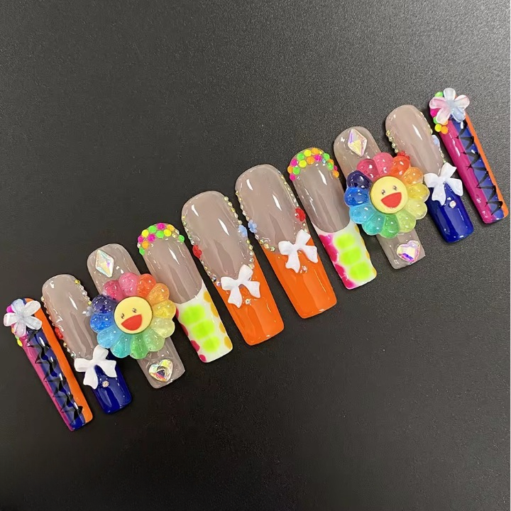 Summertime Press On Nails