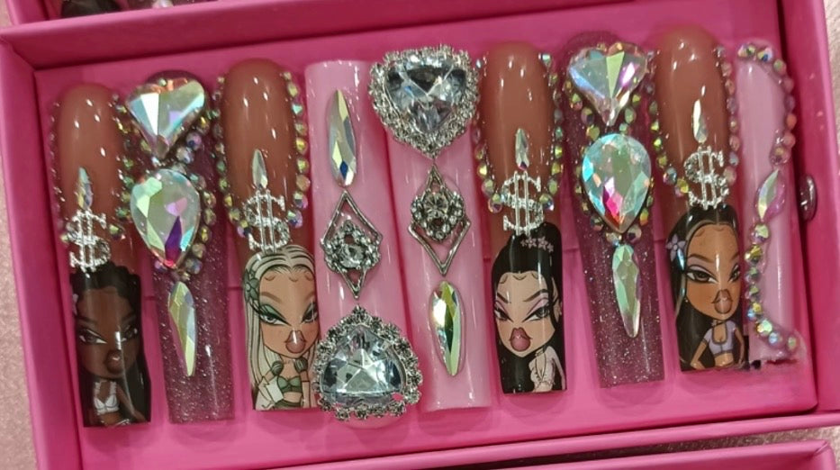 Bratty Press On Nails