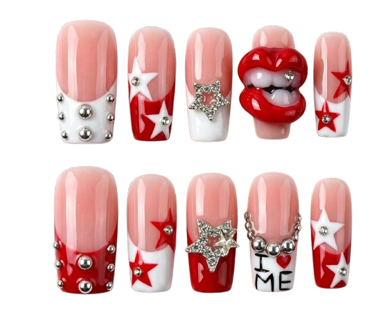 Star Royale Press On Nails