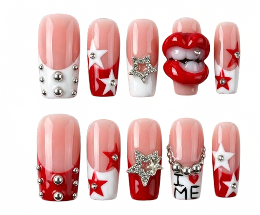 Star Royale Press On Nails