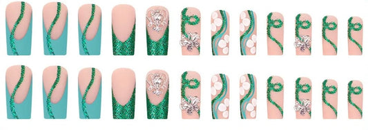 Butterfly Garden Press On Nails