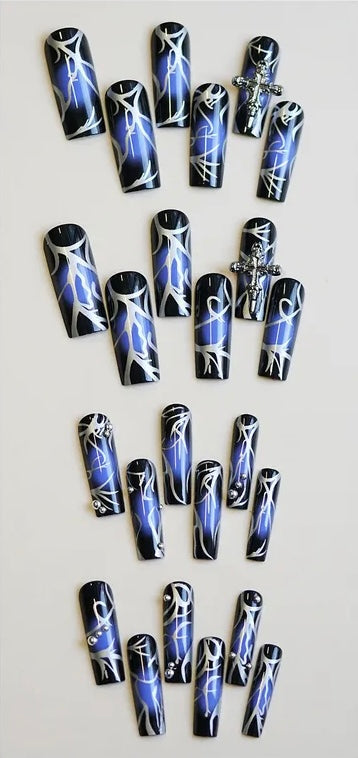 Galaxy Press On Nails