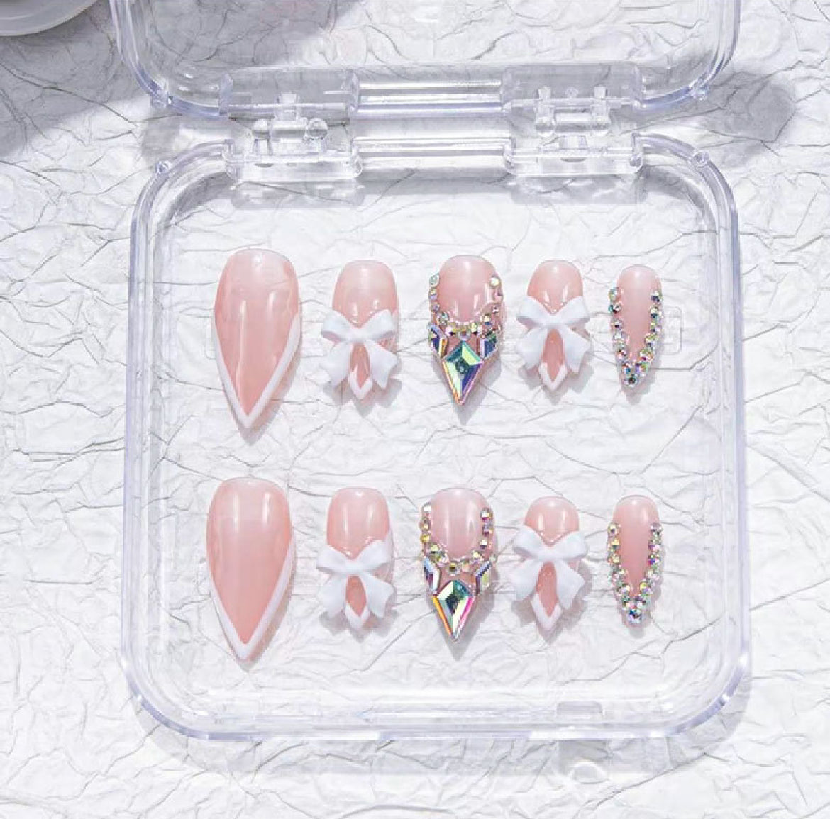 French Tip Press On Nails