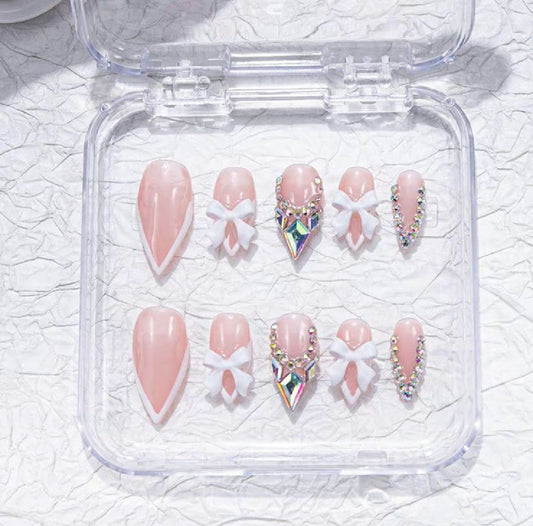 French Tip Press On Nails