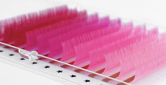 Shades of Pink Lash Extensions