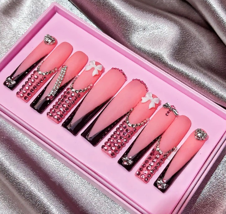 Pink Panther Press On Nails