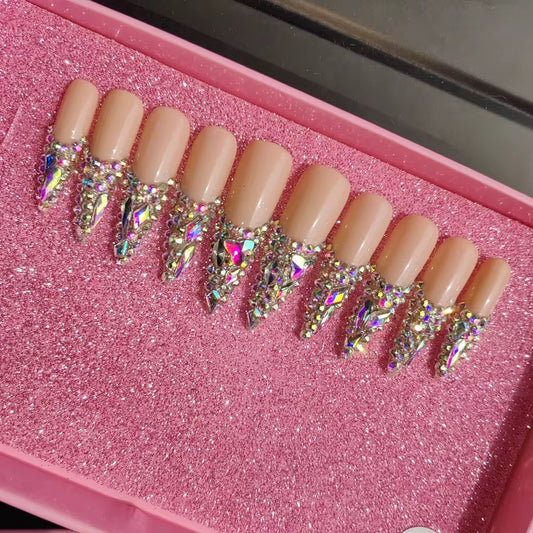 Diamond Girl Press On Nails