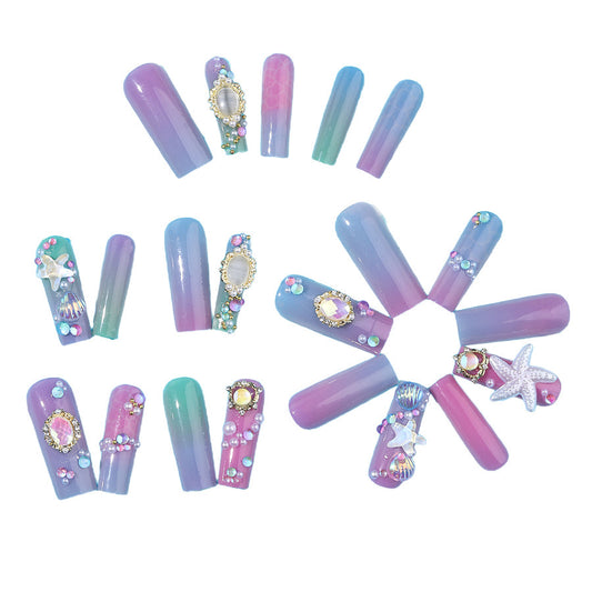 Mermaid Tale Press On Nails