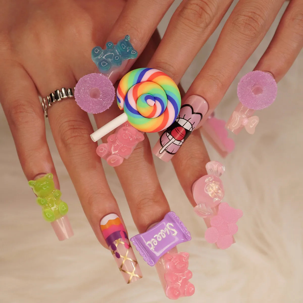 Candy Girl Press On Nails