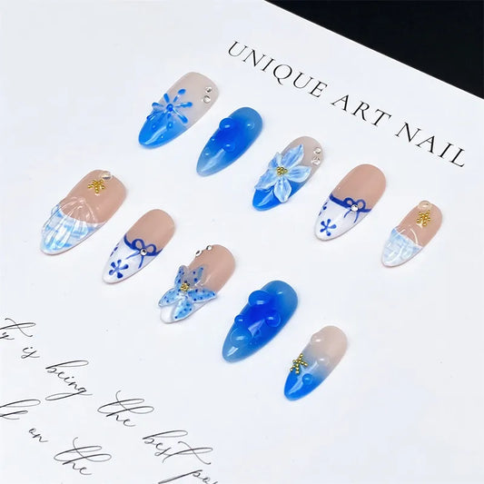 Seaside Press On Nails