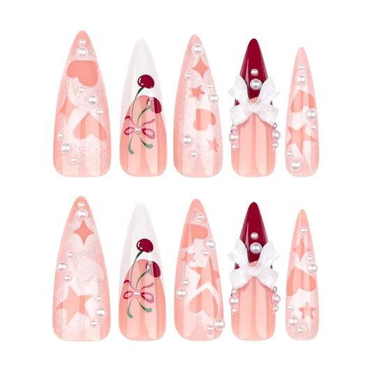 Cherry Blossom Press On Nails