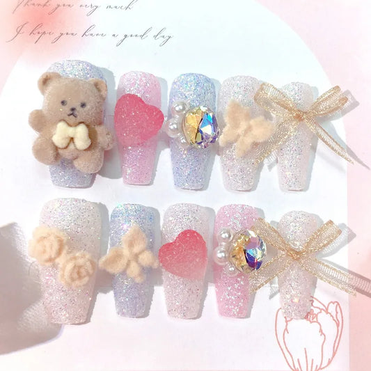 Care Bear Press On Nails