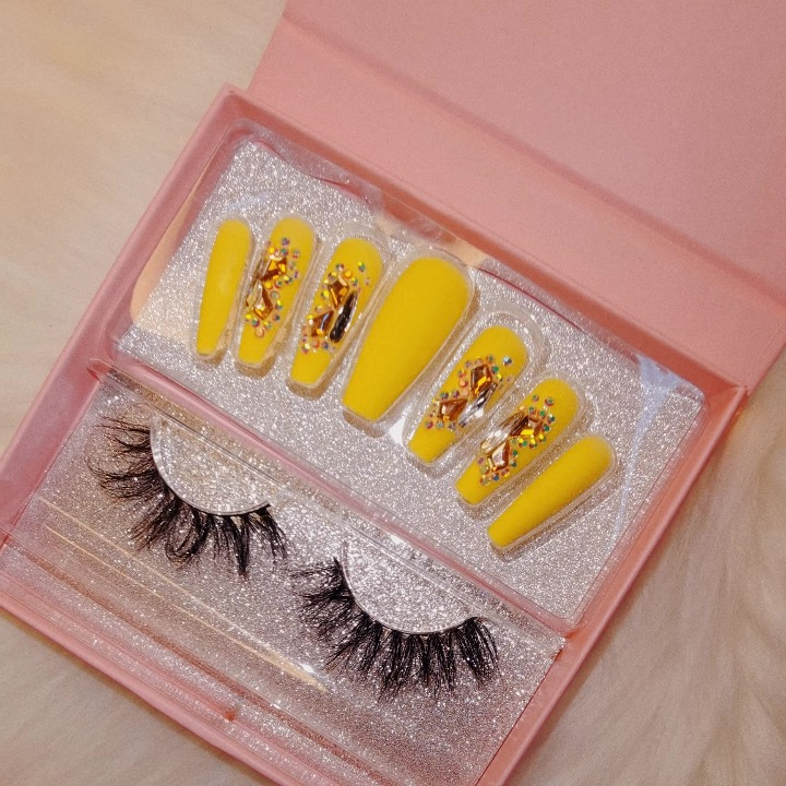 Yellow Stone Lash Set