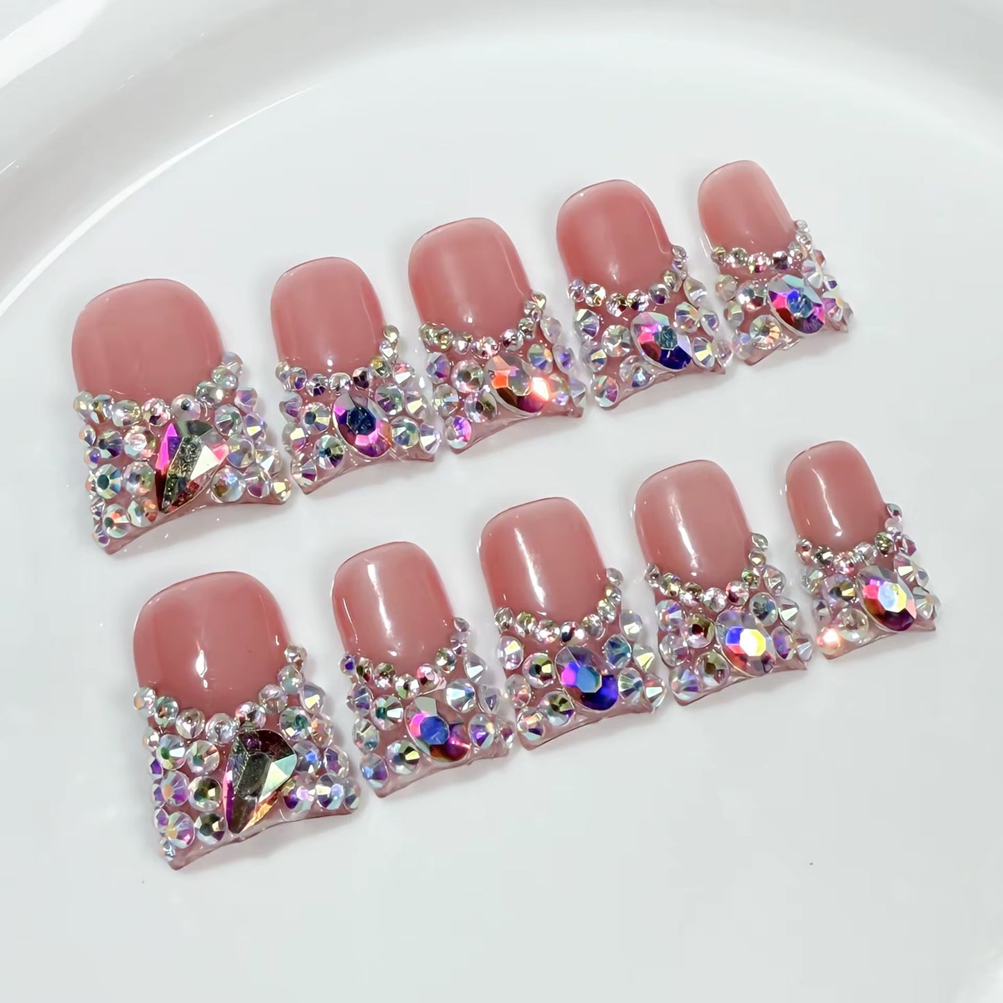 Diamond Princess Press On Nails