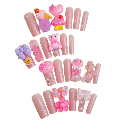 Cartoon Press On Nails