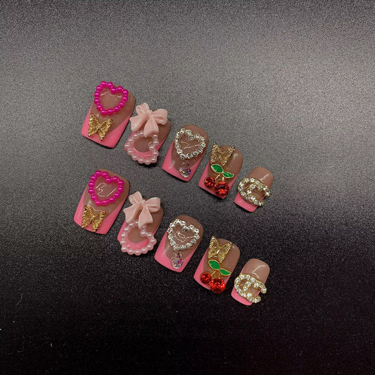 Girly Press On Nails